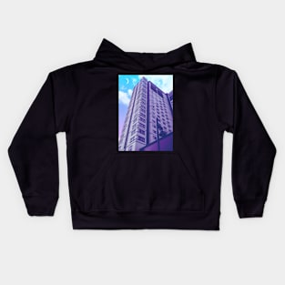 Building Vaporwave aesthetic Kids Hoodie